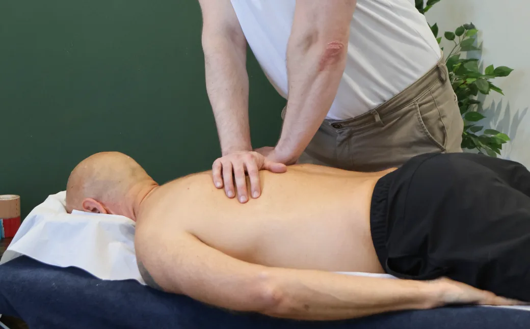 Deep tissue massage treatment at the BetterMe clinic
